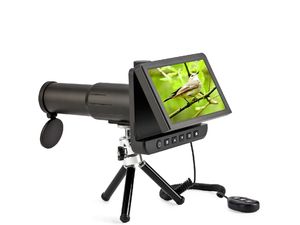 Binoclu digital Mustech UM053, zoom optic 50x, cu ecran LCD de 5" 