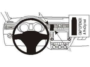 Brodit Монтажна скоба ProClip за Skoda Octavia III 13-17, за център