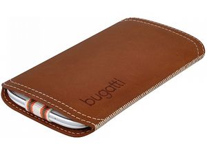 Bugatti TwoWay Ledertasche Apple iPhone 4/4S - braun