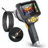 Inskam 112 Endoskop mit 4,3"-Display, 8mm-Sonde, 720p, Doppelkamera, 5m Festkabel