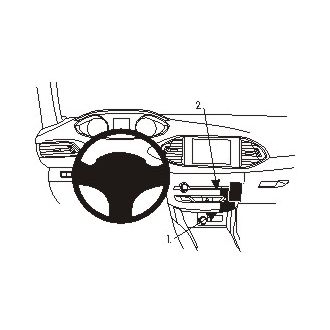 Brodit Монтажна скоба ProClip за Peugeot 308 14-21, по средата