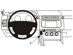 Brodit ProClip rögzítő konzol a Land Rover Range Rover 13-21