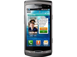 Samsung Wave II S8530 Ebenholz Grau