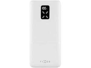 Захранваща банка FIXED Zen 20 с LCD дисплей и PD изход 20W, 20000 mAh, бяла