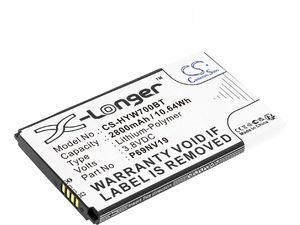 Akkumulátor a Honeywell Wts700 7" vezeték nélküli színes érintőképernyőhöz, 2800 mAh, Li-Ion