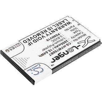 Akkumulátor a Honeywell Wts700 7" vezeték nélküli színes érintőképernyőhöz, 2800 mAh, Li-Ion