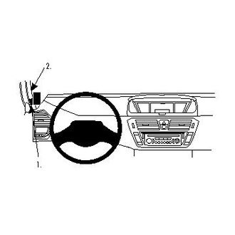 Brodit ProClip montážní konzole pro Citroen C4 Grand Picasso/C4 Picasso 07-13, vlevo na sloupek