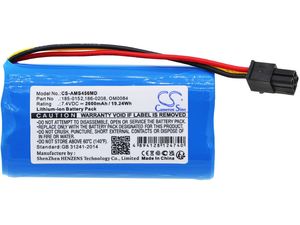 Akkumulátor Aspect Medical System Bis Vista és másokhoz, 2600 mAh, Li-Ion