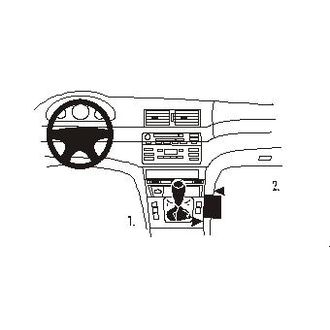 Brodit ProClip montážní konzole pro BMW 316-330/M3 E46 99-05/Compact 01-07, na střed vpravo dolů