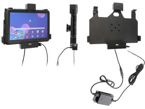 Brodit autós tartó a Samsung Galaxy Tab Active Pro készülékhez, rugóval, rejtett töltéssel, USB -gazdagéppel