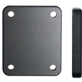 Brodit distanční podložka pod držák s AMPS otvory, 42x50x7mm