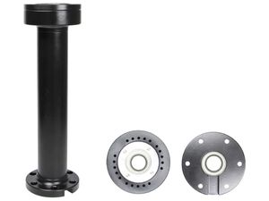 Brodit bază de montare 8,5" pivotantă cu intrare pentru cablu, înălțime 215 mm, 4x5 AMPS