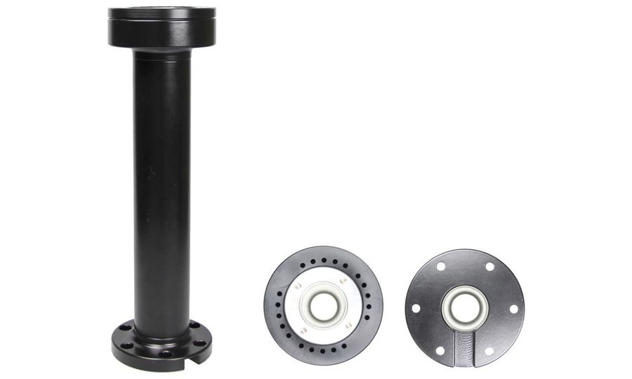 Brodit bază de montare 8,5" pivotantă cu intrare pentru cablu, înălțime 215 mm, 4x5 AMPS