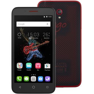 Alcatel 7048X GO PLAY, tmavě červený