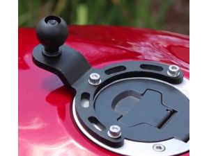 RAM Mounts suport pentru capacul rezervorului de motocicletă, mare, distanța între șuruburi 101,6 mm, RAM-B-411U