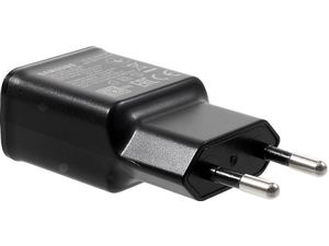 Samsung hálózati gyorstöltő EP-TA200EBE, 15W, kábel nélkül, eco pack, fekete