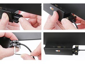 Brodit suport auto pentru Samsung Galaxy Tab Active Pro T540/T545/T547/T547U, cu arc, încărcare țigară, USB