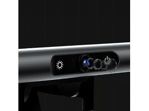 Mobilly S1CAM LED irodai monitorvilágítás webkamerával és mikrofonnal, fekete színben