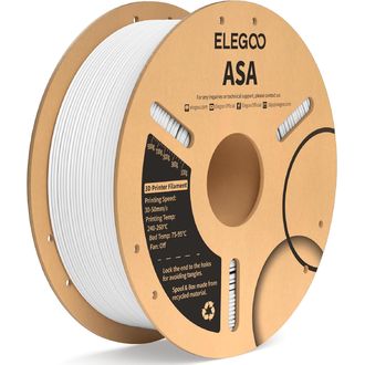 ELEGOO ASA -1.75mm-1KG-Cardboard Spool-White