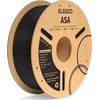 ELEGOO ASA -1.75mm-1KG-Cardboard Spool-Black