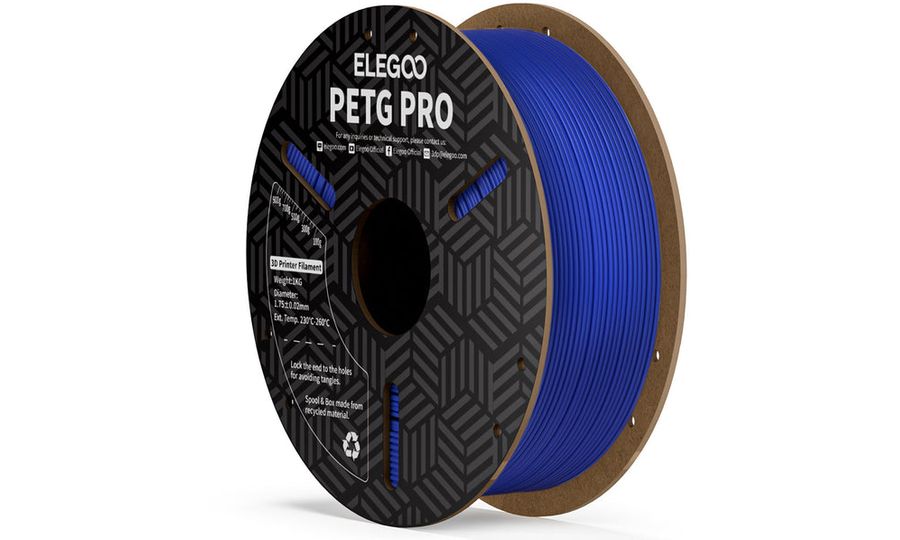 ELEGOO PETG PRO -1.75mm-1KG-Cardboard Spool-Blue