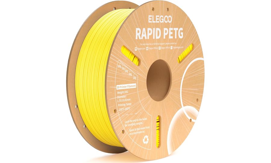 ELEGOO RAPID PETG -1.75mm-1KG-Cardboard Spool-Yellow