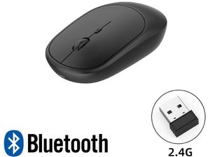 Mouse wireless Mobilly, ultra subțire, negru, ambalaj deteriorat