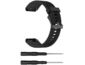 Curea Mobilly pentru Garmin Fenix 5S, 5S Plus, 6S, 6S Pro, 20 mm, silicon, negru
