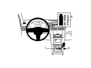 Brodit Монтажна скоба ProClip за Subaru Legacy 10-14/Outback 10-14, отдясно на централния тунел