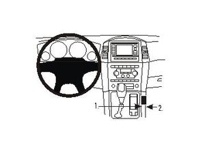 Brodit Suport de montare ProClip pentru Jeep Grand Cherokee 05-10/Commander 05-10, centru dreapta jos