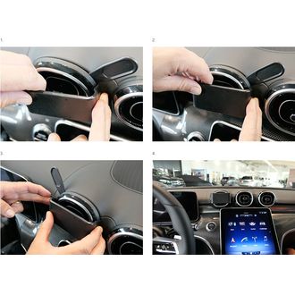 Brodit Монтажна скоба ProClip за Mercedes Benz C-класа (180-320) 22-24/GLC-класа 23-24, за център