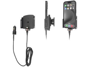 Brodit държач за кола за Apple iPhone 15 Pro/iPhone 15, регулируема ш.70-83, със CL/USB-C зареждане
