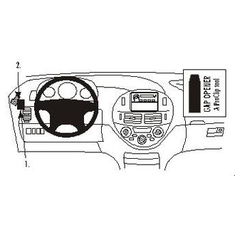 Brodit ProClip montážní konzole pro Toyota Previa 01-06, vlevo
