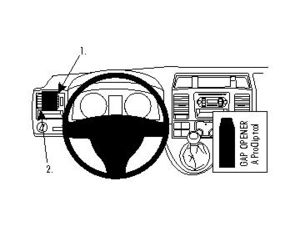 Brodit ProClip Volkswagen Caravelle/T5 Transporter/Pickup 10-15, лява решетка (само с жабка)