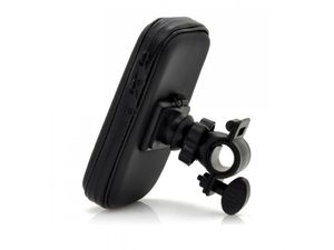 Mobilly Suport impermeabil pentru telefon pe bicicletă, dimensiune XL, negru