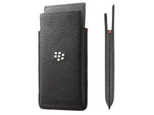 Skórzane etui BlackBerry dla BlackBerry Z20/Leap, czarne
