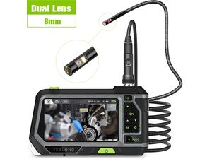 Teslong NTS500 endoskop s 5" IPS displejem, sonda 8mm, duální kamera, kabel 3m, bazar