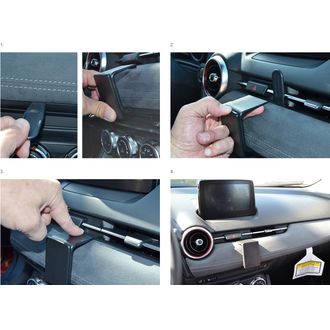 Brodit Монтажна скоба ProClip за Mazda CX-3 19-23 (само табло с подложка), за центъра