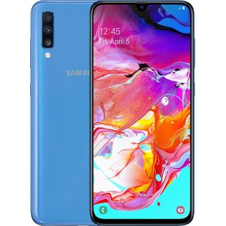 Samsung Galaxy A70 blue
