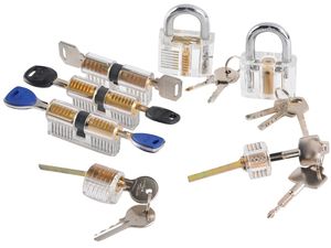 LockPick készlet 7x átlátszó edzőzár