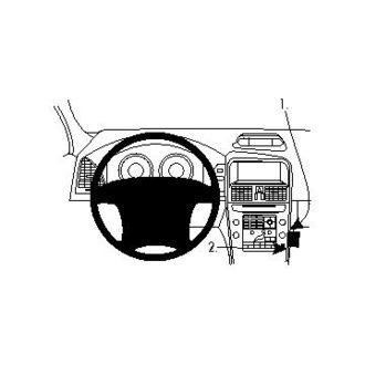 Brodit ProClip montážní konzole pro Volvo XC60 09-10, střed. tunel