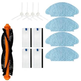 Set de înlocuire perie, filtru și mop pentru Rowenta s20 s40 s45 s50