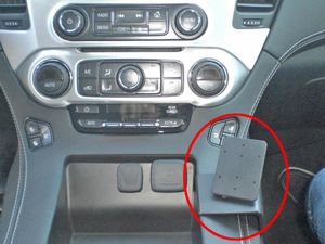 Brodit ProClip montážní konzole pro Chevrolet Suburban/Tahoe/GMC Yukon 15-20, na střed vpravo dolů