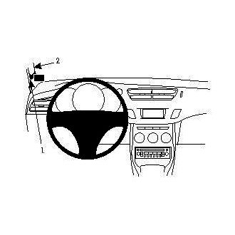 Brodit ProClip montážní konzole pro Citroen C3 10-16, vlevo na sloupek