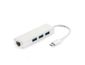 Adapter USB-C na RJ45 (Ethernet) a 3x USB 2.0