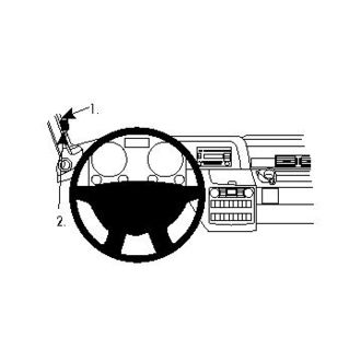 Brodit ProClip montážní konzole pro MAN TGS/TGX 2008-19, vlevo na sloupek