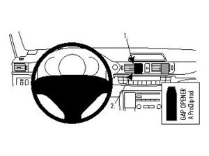 Brodit Монтажна скоба ProClip за Lexus CT 200 11-20, в центъра