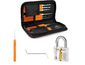 Set lamele LockPick 15 în 1 + 3 lamele transparente de antrenament de 3x