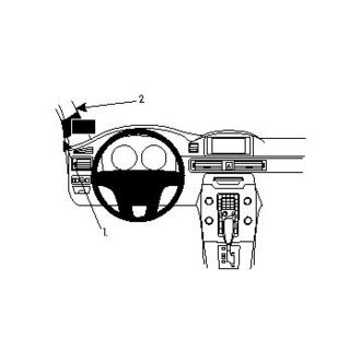 Brodit ProClip montážní konzole pro Volvo S80/V70/XC70 12-16, vlevo na sloupek