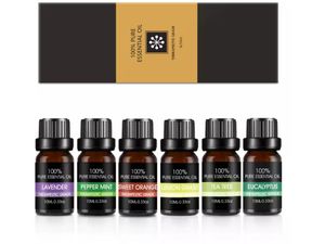 Set de 6 uleiuri aromatice, ulei esențial pur